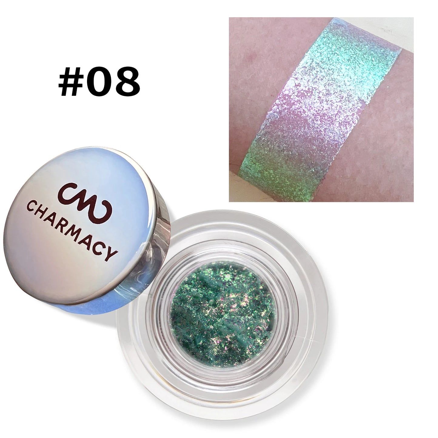 Chameleon 10-Color Eyeshadow Gel – Duochrome Glitter, Long-Lasting & High Pigment
