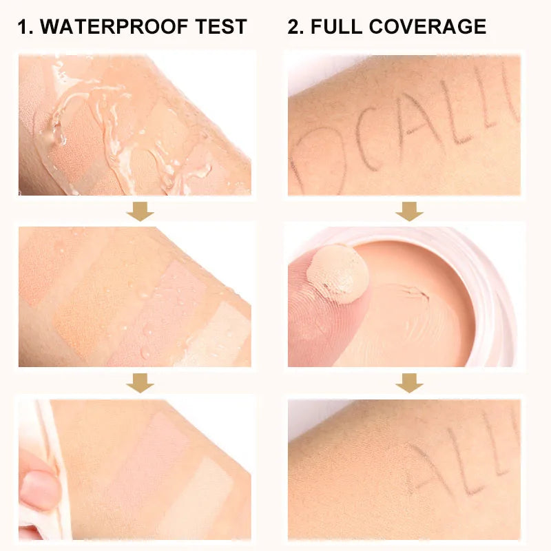 FOCALLURE Full Coverage Face Concealer – Waterproof Oil-Control Moisturizing Liquid Foundation Makeup for Women - Lylamor.com