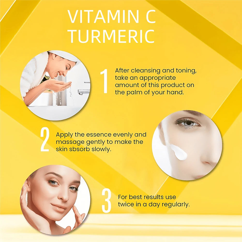 Turmeric & Vitamin C Face Cream – Retinol + Hyaluronic Acid Brightening Moisturizer