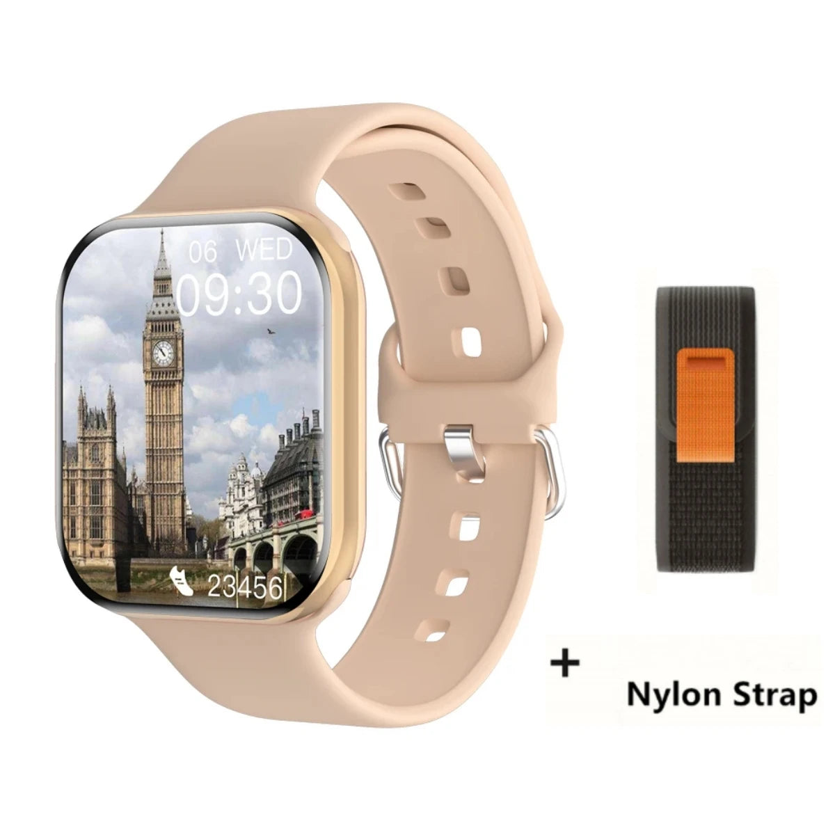 App GPS Watch 10 Smart Watch NFC Men HD AMOLED Memory Music 3D Surround Bluetooth Call Waterproof Smartwatch Woman