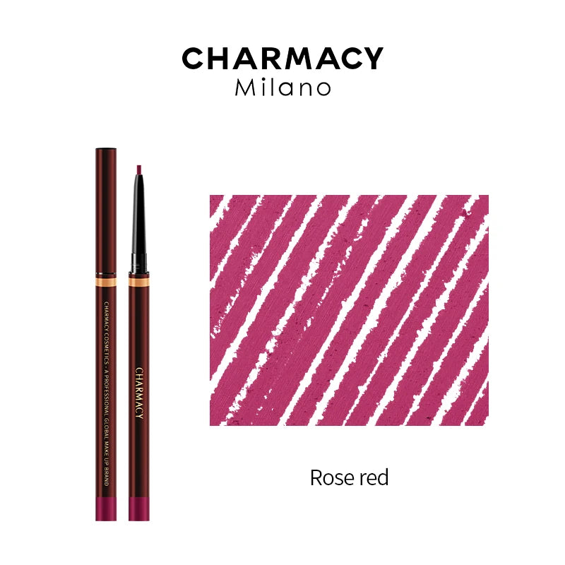 Red Lipliner Tint Lipstick Long-Lasting Waterproof Matte Lips Makeup Cosmetic Nude Lipliner Lipstick Pencil