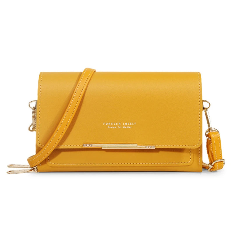Sac portefeuille à bandoulière pour femme – Organiseur multi-cartes et bandoulière pour téléphone