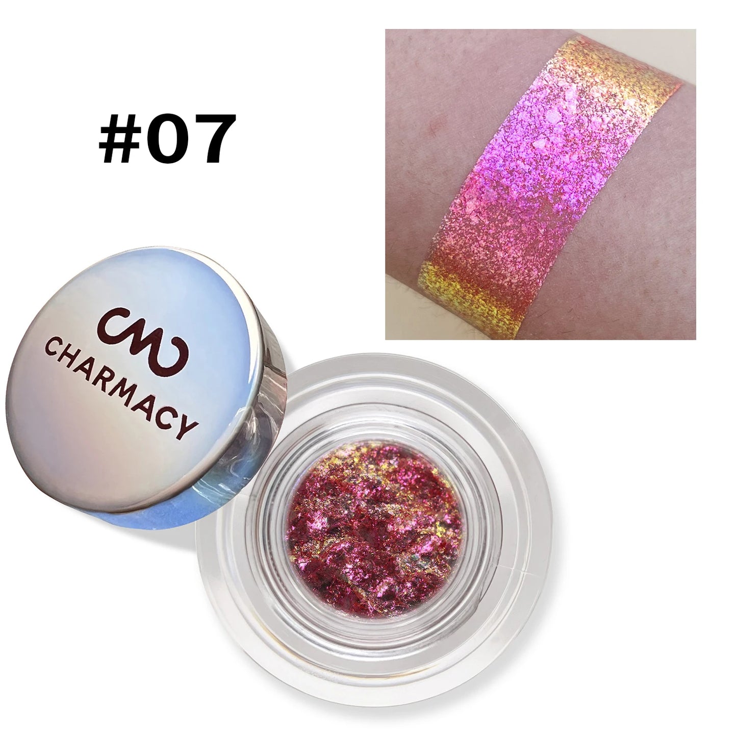 Chameleon 10-Color Eyeshadow Gel – Duochrome Glitter, Long-Lasting & High Pigment