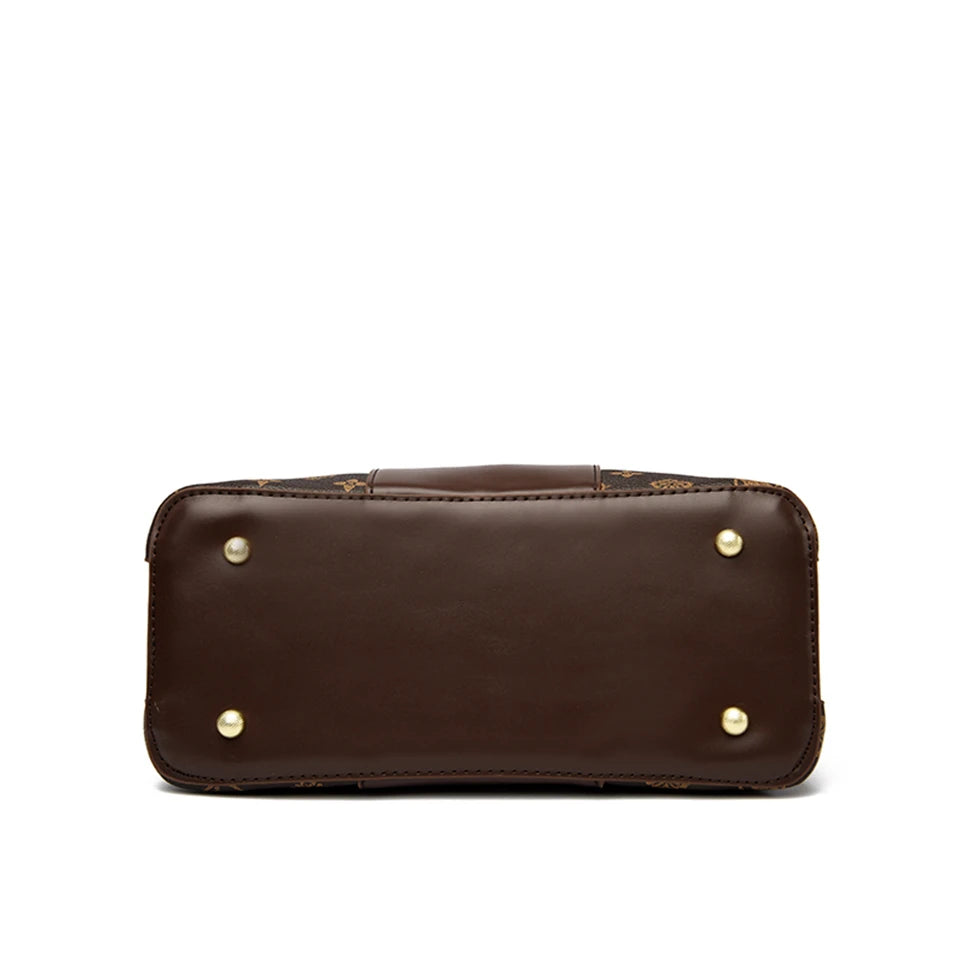 AMYMANG Soft Leather Large Capacity Shoulder and Crossbody Casual Tote Bag - Lylamor.com