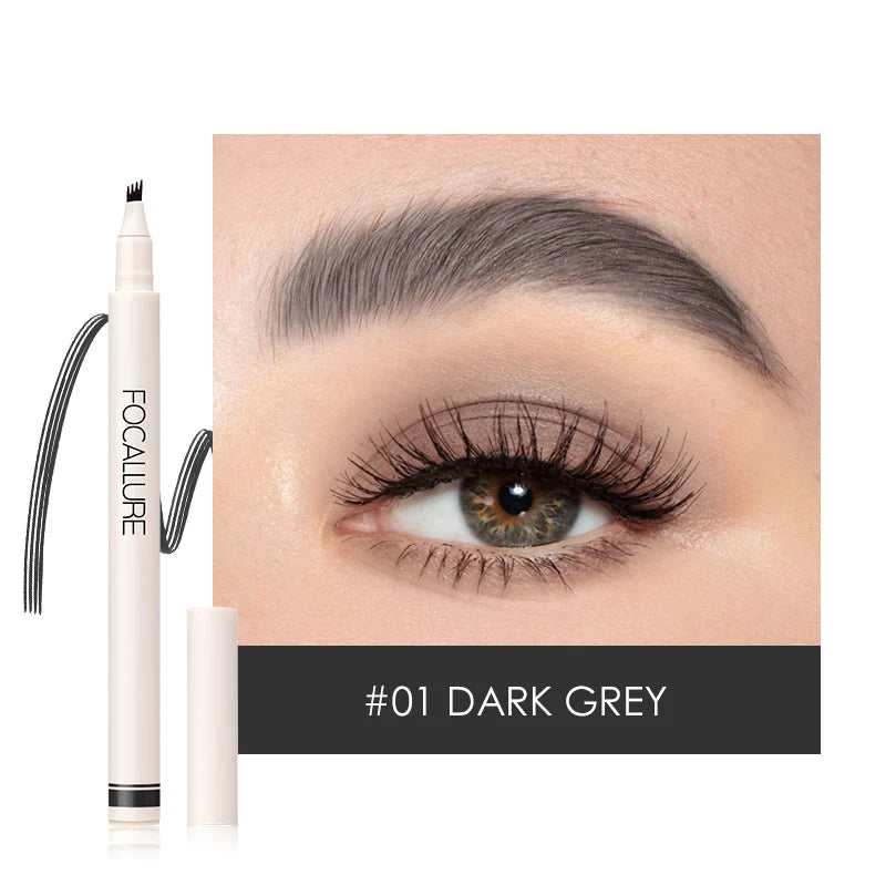 4 Forks Eyebrow Pencil – Waterproof, Long-Lasting & Natural Brow Enhancer - Lylamor.com