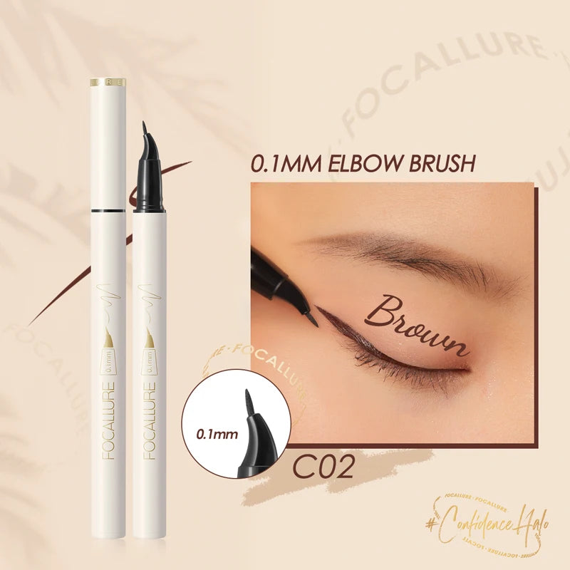 FOCALLURE Liquid Eyeliner Pen – Waterproof Gel Pencil, Long Lasting Quick-Dry Eye Makeup for Women - Lylamor.com