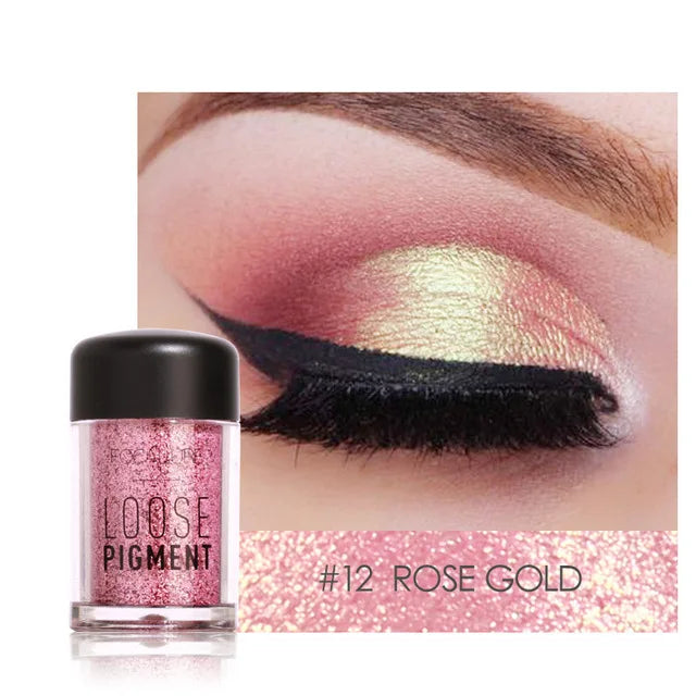FOCALLURE 18 Colors Glitter Eyeshadow Palette – Waterproof Shimmer, Matte & Metallic Eye Makeup for Women - Lylamor.com