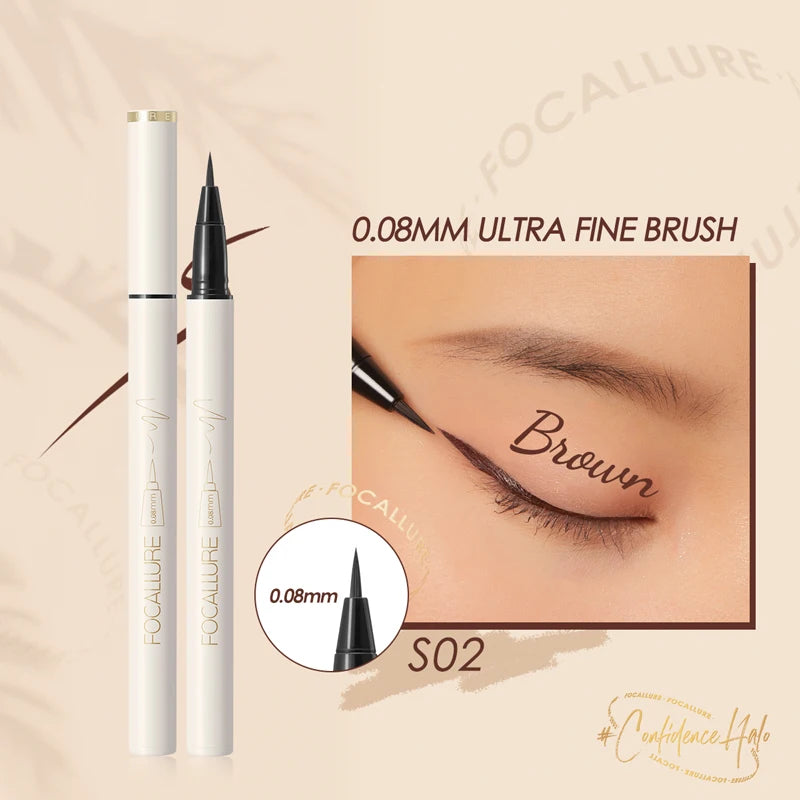 FOCALLURE Liquid Eyeliner Pen – Waterproof Gel Pencil, Long Lasting Quick-Dry Eye Makeup for Women - Lylamor.com