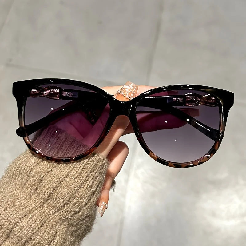 Women's Cat Eye Sunglasses Retro Butterfly Sunglasses Women's Fashion Mountaineering Sunglasses
