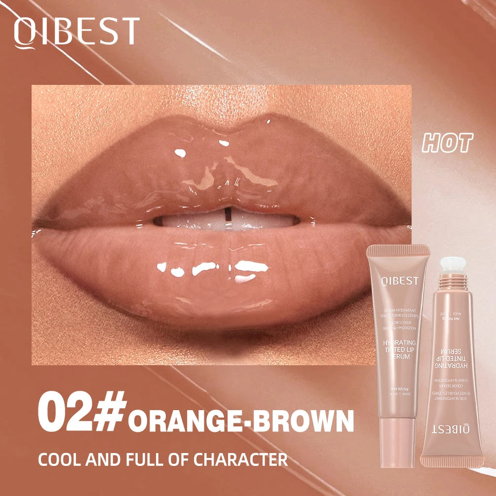 QIBEST Crystal Lip Balm Moisturizing Lip Gloss Oil Jelly Lipgloss Long Lasting Liquid Lipstick Hydrating Tinted Lip Serum Makeup - Lylamor.com