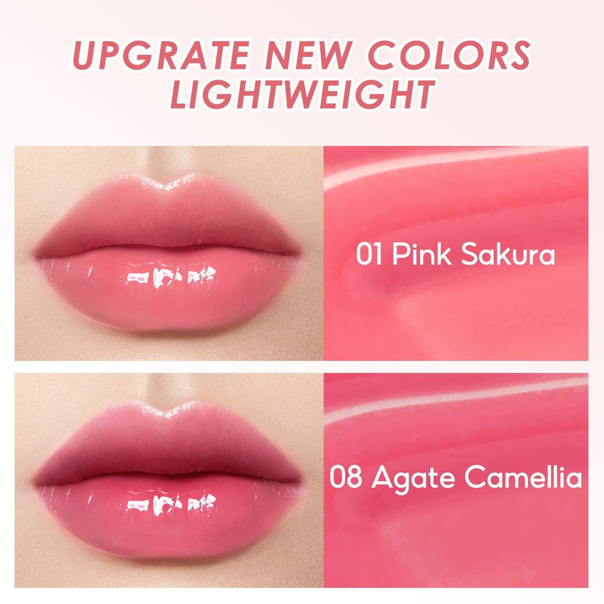 CARSLAN Color Lip Balm Flower Essence Moisturizing Lip Tint Gloss Plumper Lip Care - Lylamor.com