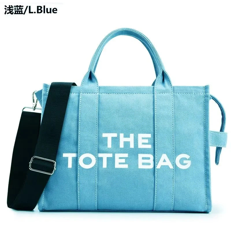 THE TOTE BAG – Designer Large Capacity Canvas Handbag w/ Adjustable Shoulder & Crossbody Strap