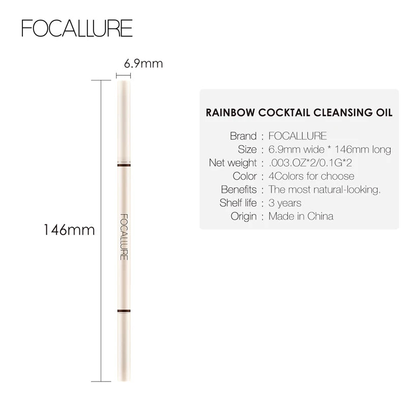 FOCALLURE Ultra-Fine Eyebrow Pencil – Waterproof, Long-lasting Brow Enhancer Pen - Lylamor.com