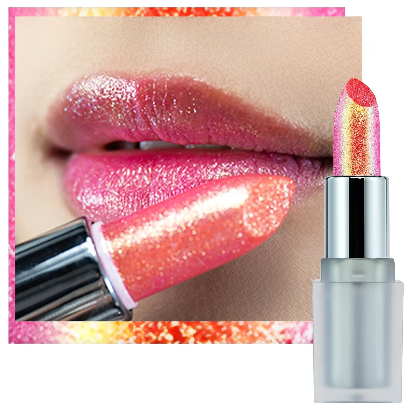 Magicolor Star Glow Lipstick – 6 Colors, PH Color-Changing Lip Gloss for Moisturized Radiant Lips
