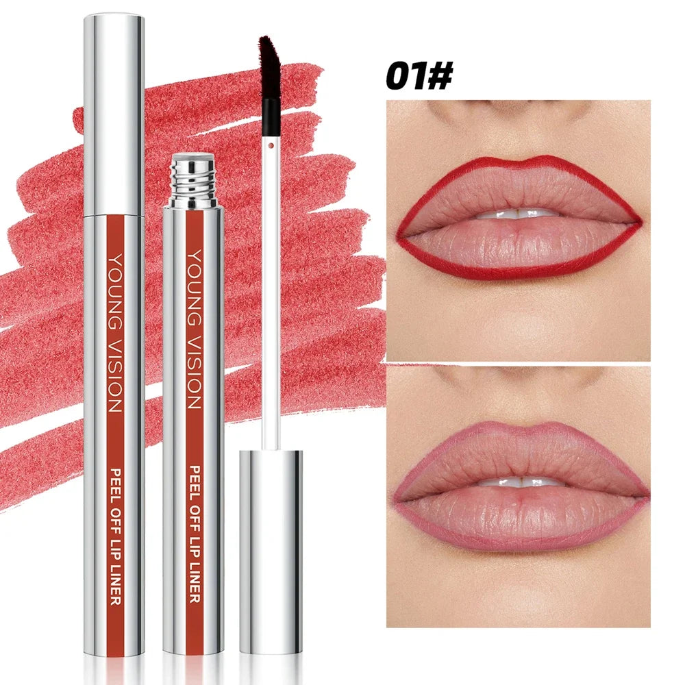 Waterproof Peel-Off Lip Liner & Lip Gloss – Long-Lasting Lip Tint, Tear-Off Lip Stain - Lylamor.com