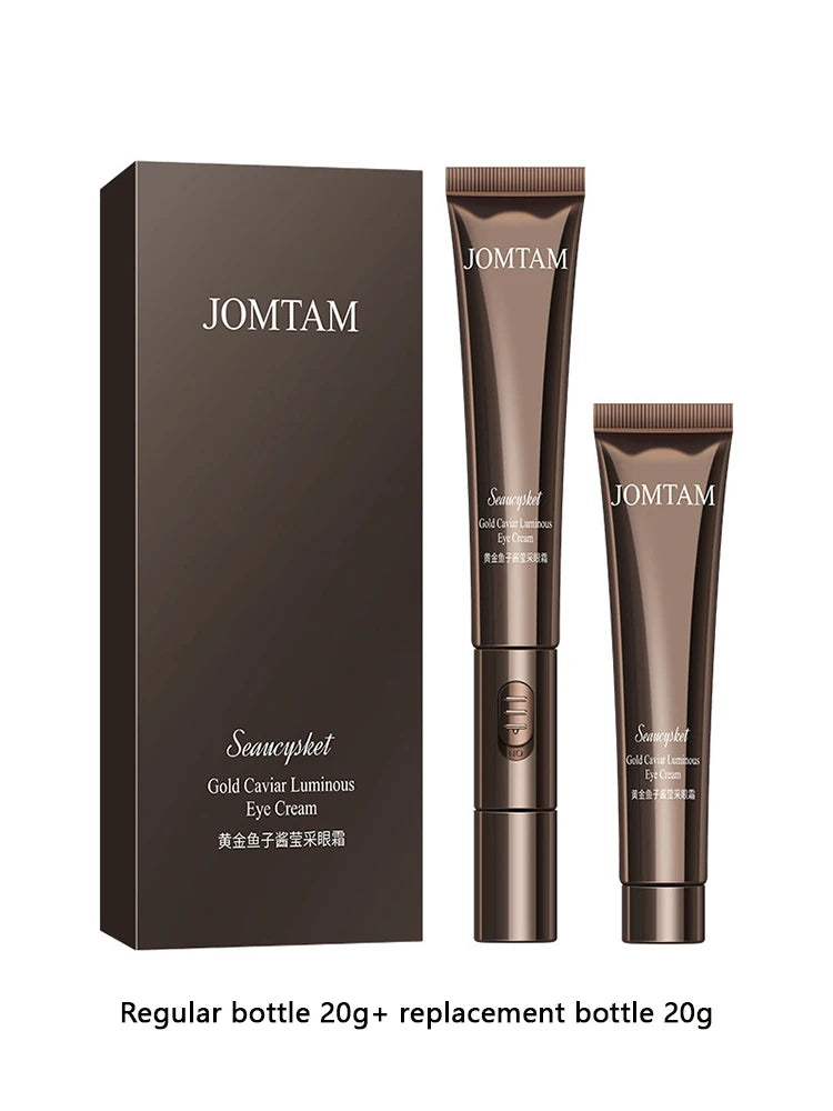 Gold Caviar Electric Vibration Massage Eye cream Moisturizing and antioxidant Improve fine lines, eye bags and dark circles
