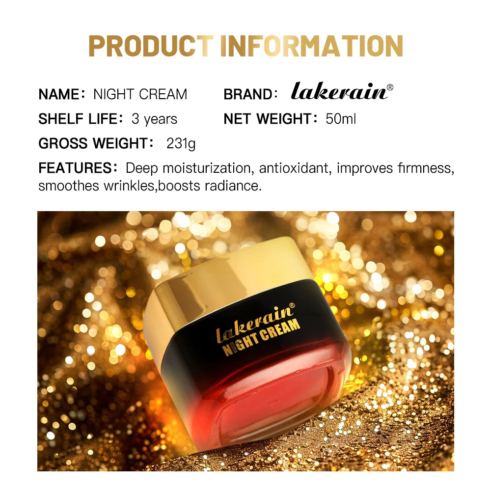 Midnight Cream Face and Neck Care Firming Anti-Wrinkle Moisturizing Night Cream - Lylamor.com