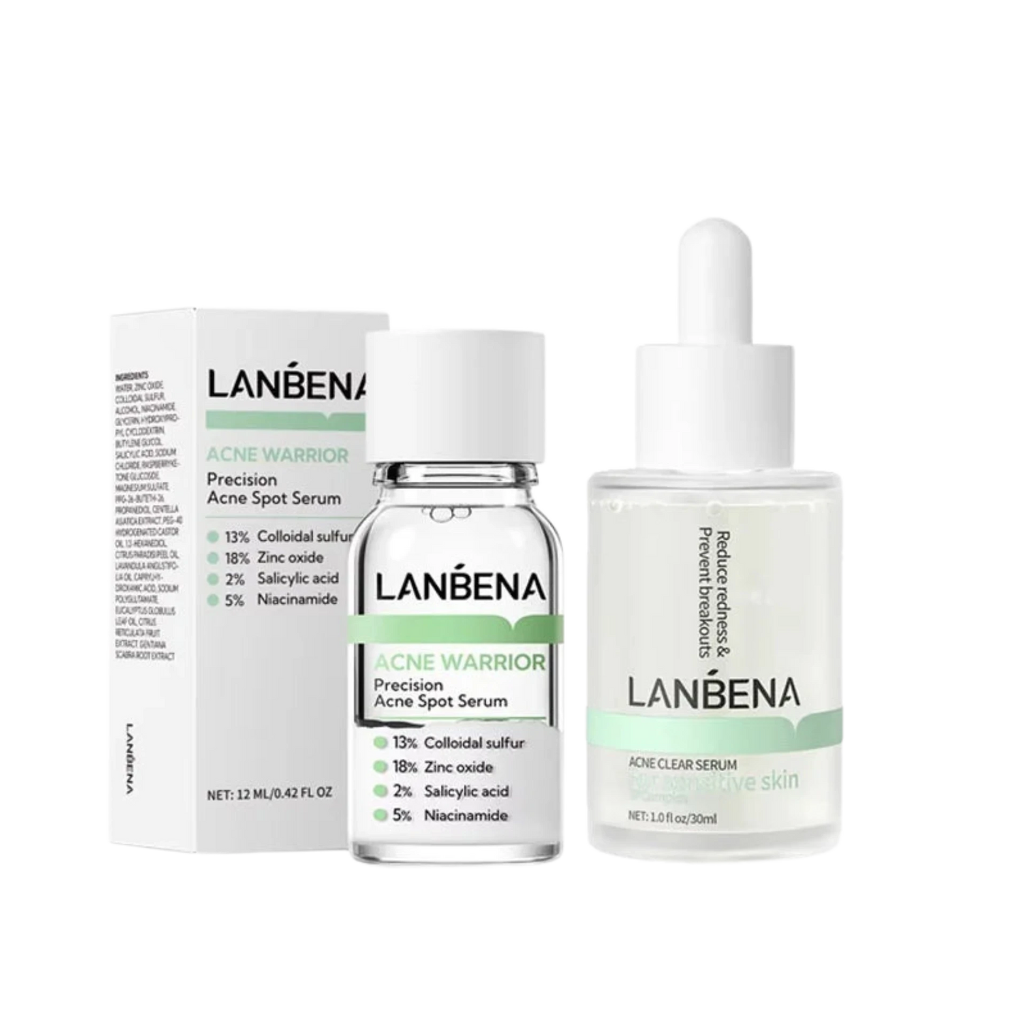 LANBENA Six Peptide Niacinamide Serum with Hyaluronic & Salicylic Acid – Anti-Acne Face Serum - Lylamor.com