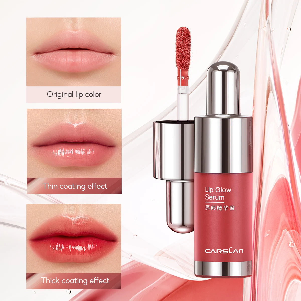 CARSLAN Lip Glow – Hydrating Plumping Lip Gloss Tint with Lip-Moisturizing Care - Lylamor.com