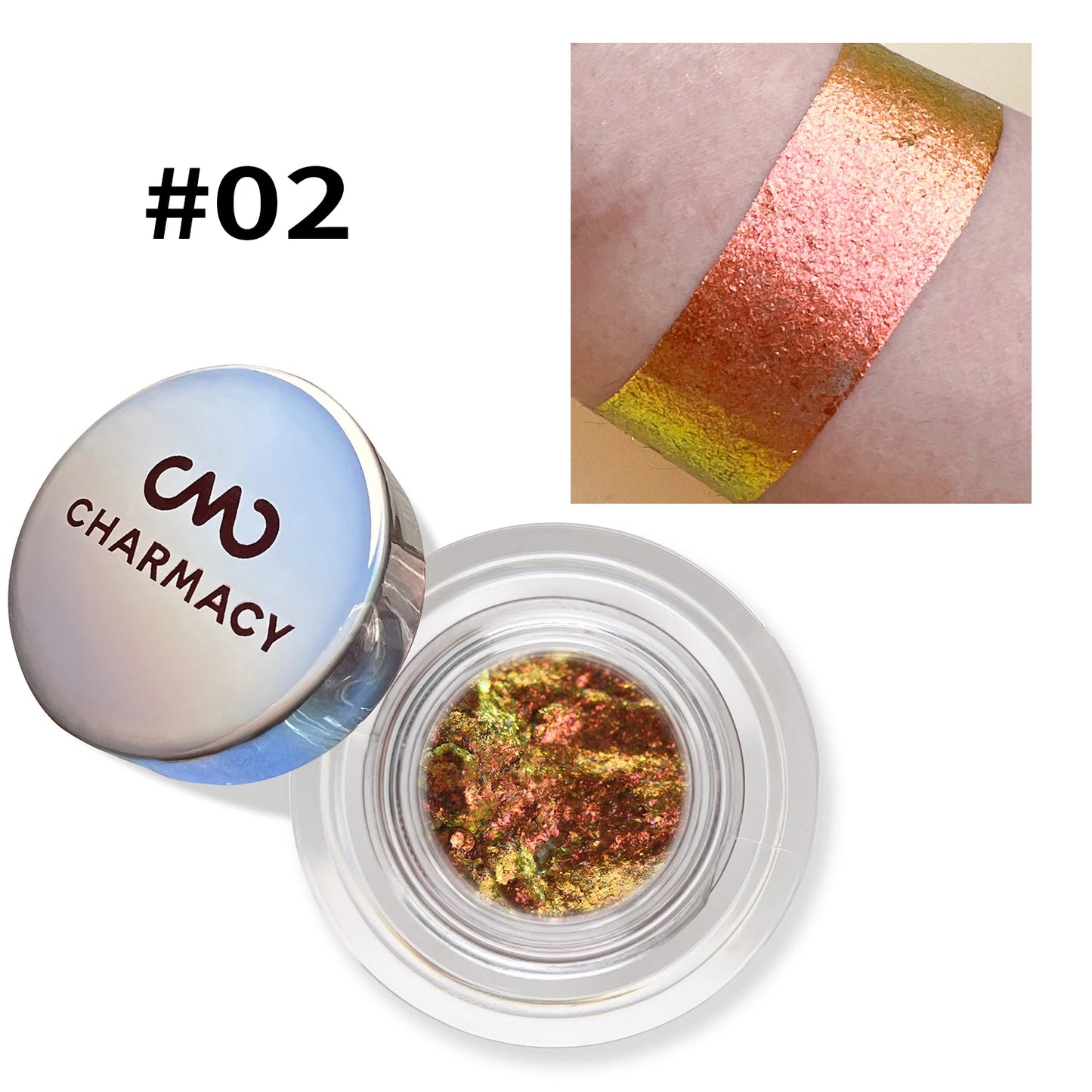 Chameleon 10-Color Eyeshadow Gel – Duochrome Glitter, Long-Lasting & High Pigment
