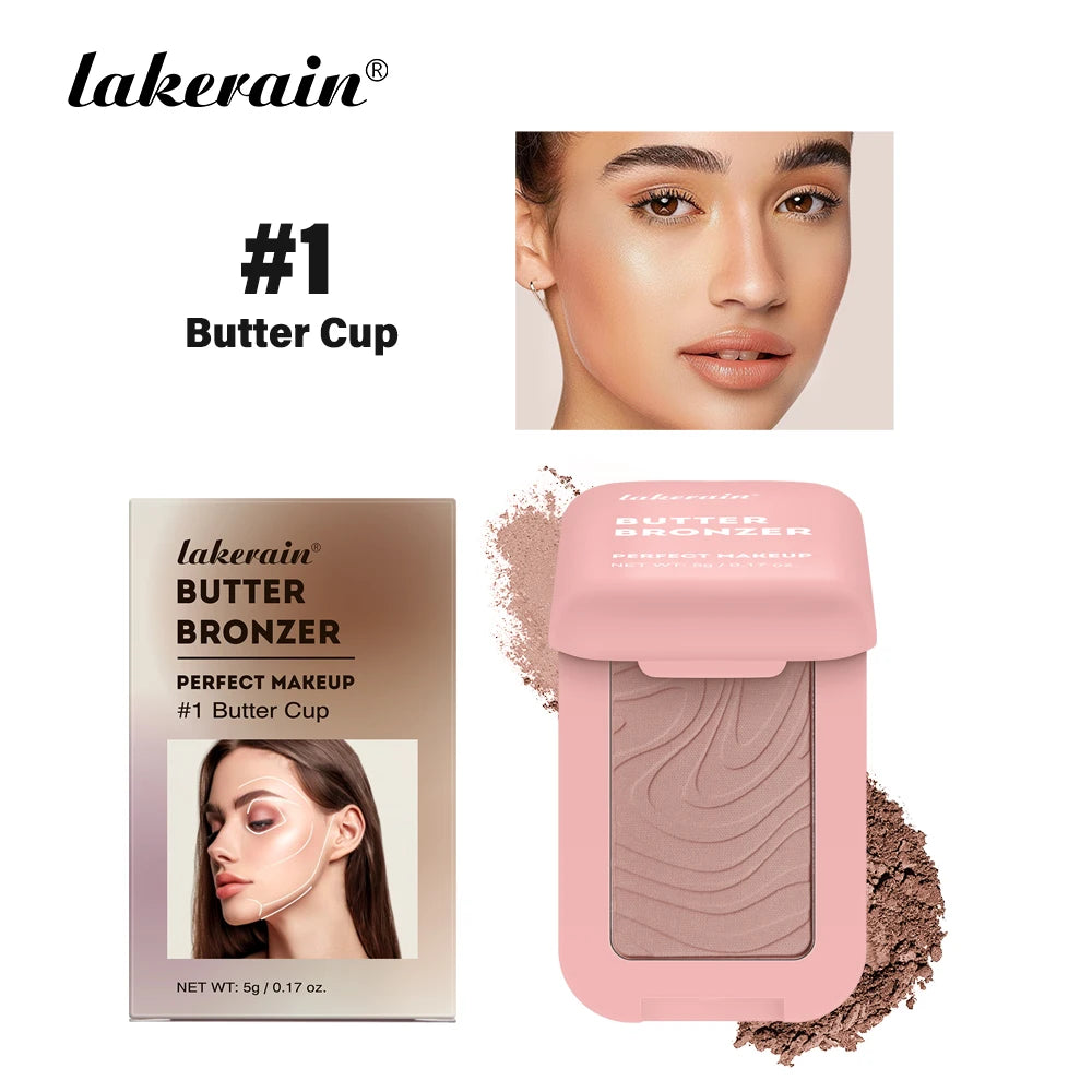 Lakerain Butter Bronzer Cream – Silky Shimmer, Long-Lasting & Waterproof