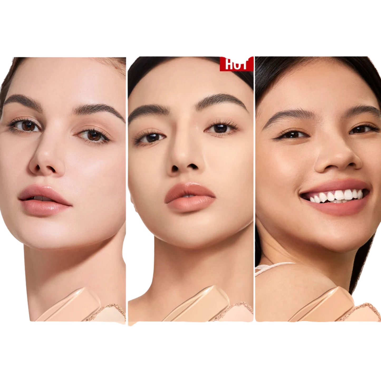 Air Cushion BB Cream & Face Powder 2-in-1 – High Coverage, Oil-Control & Concealer Compact