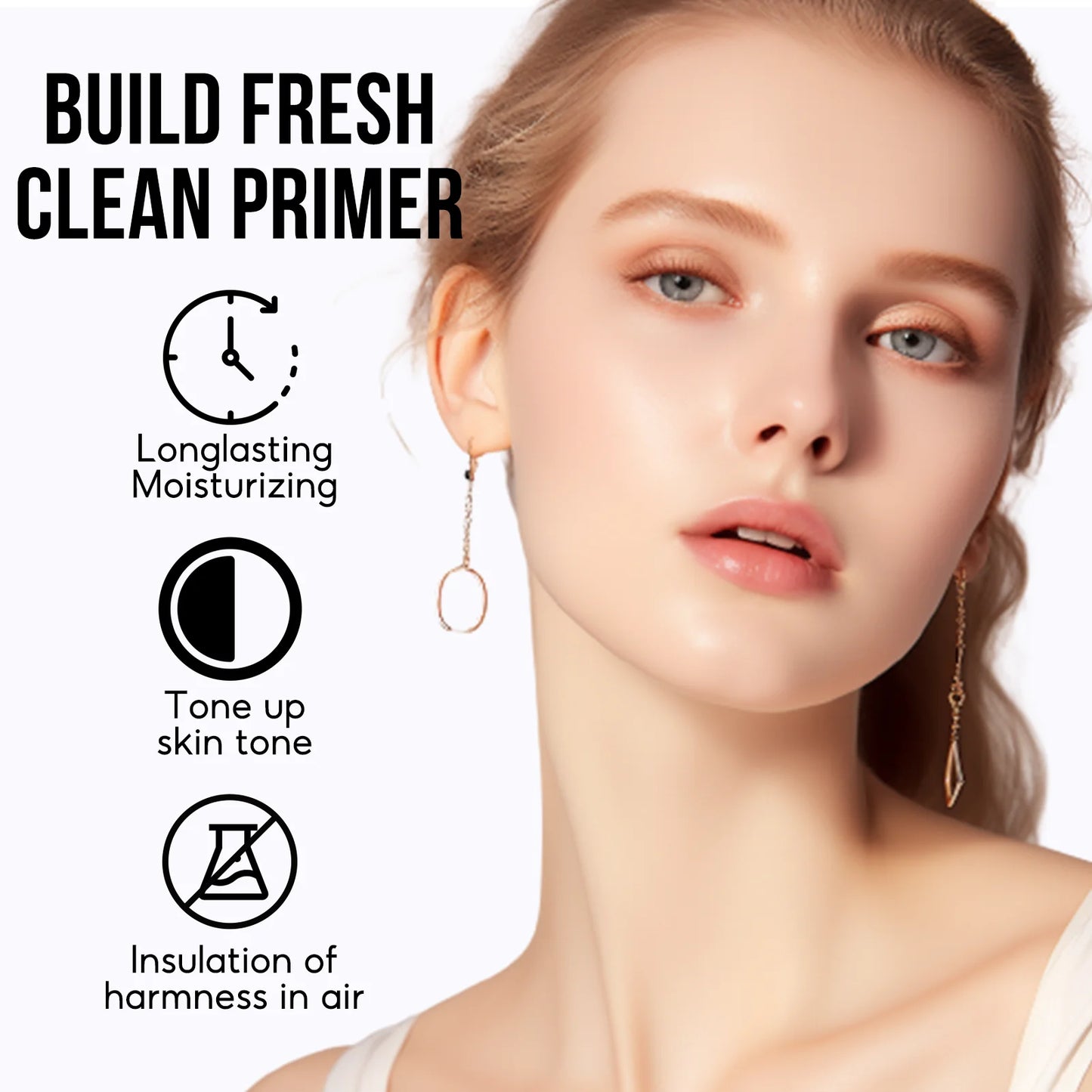 CARSLAN Radiant Hydrating Face Primer Mosituriser Smoothing Brighten Improve Dullness Foundation Primer Base Makeup - Lylamor.com