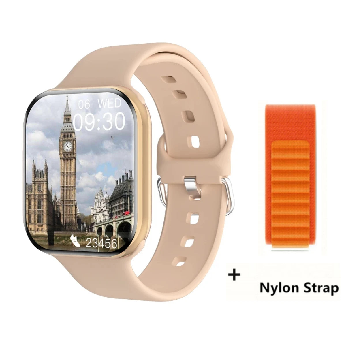 App GPS Watch 10 Smart Watch NFC Men HD AMOLED Memory Music 3D Surround Bluetooth Call Waterproof Smartwatch Woman
