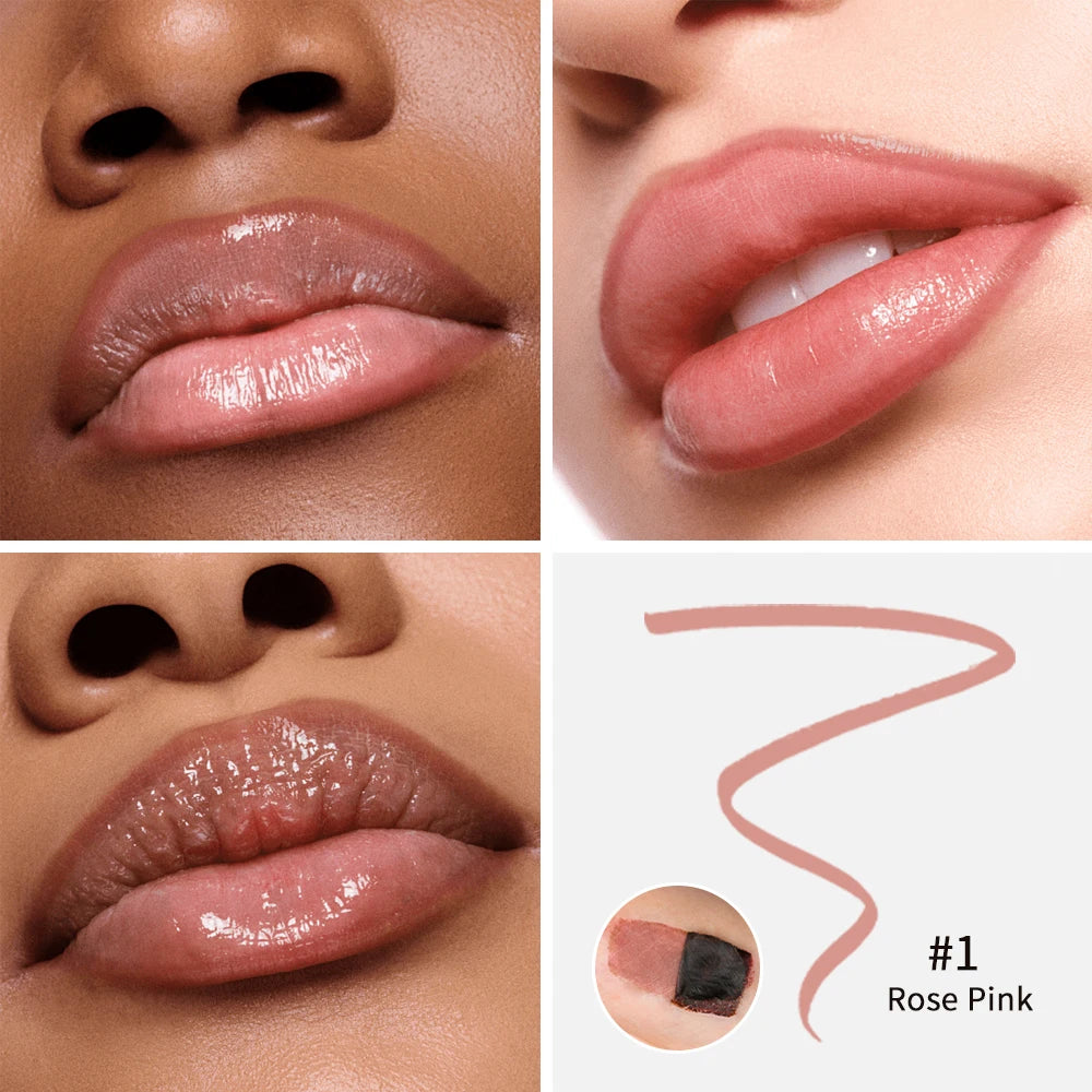 Lakerain 4 Color Peel Off Lip Liner – Long Lasting, Waterproof, Smudge-Proof, Hydrating Lip - Lylamor.com