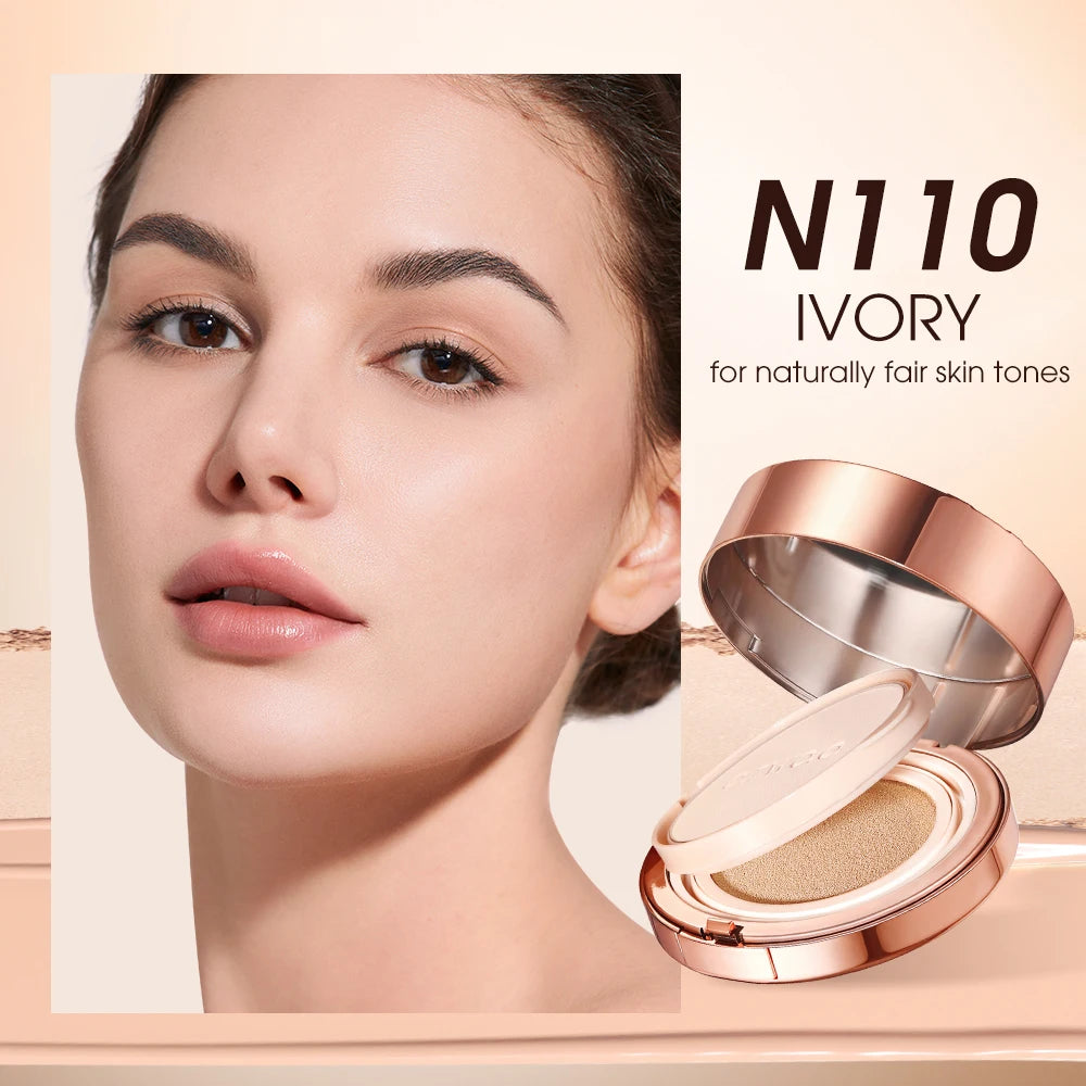 Air Cushion BB Cream & Face Powder 2-in-1 – High Coverage, Oil-Control & Concealer Compact