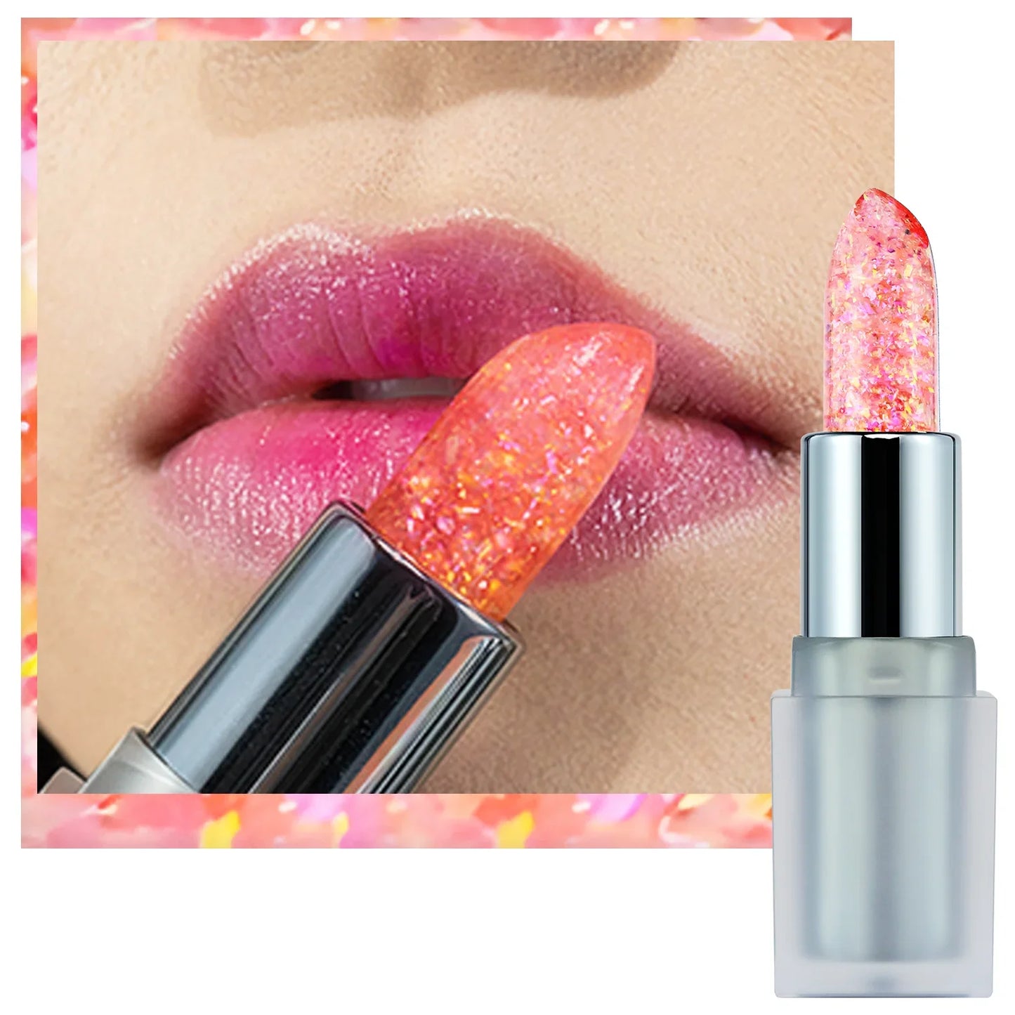Magicolor Star Glow Lipstick – 6 Colors, PH Color-Changing Lip Gloss for Moisturized Radiant Lips