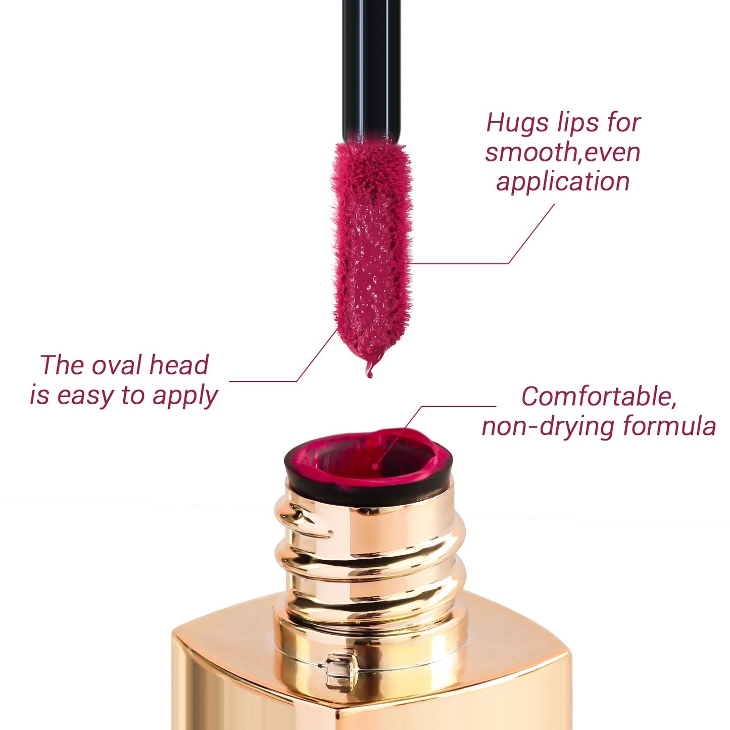 8 Colors Velvet Lip Gloss – Waterproof, Moisturizing & Long-Lasting