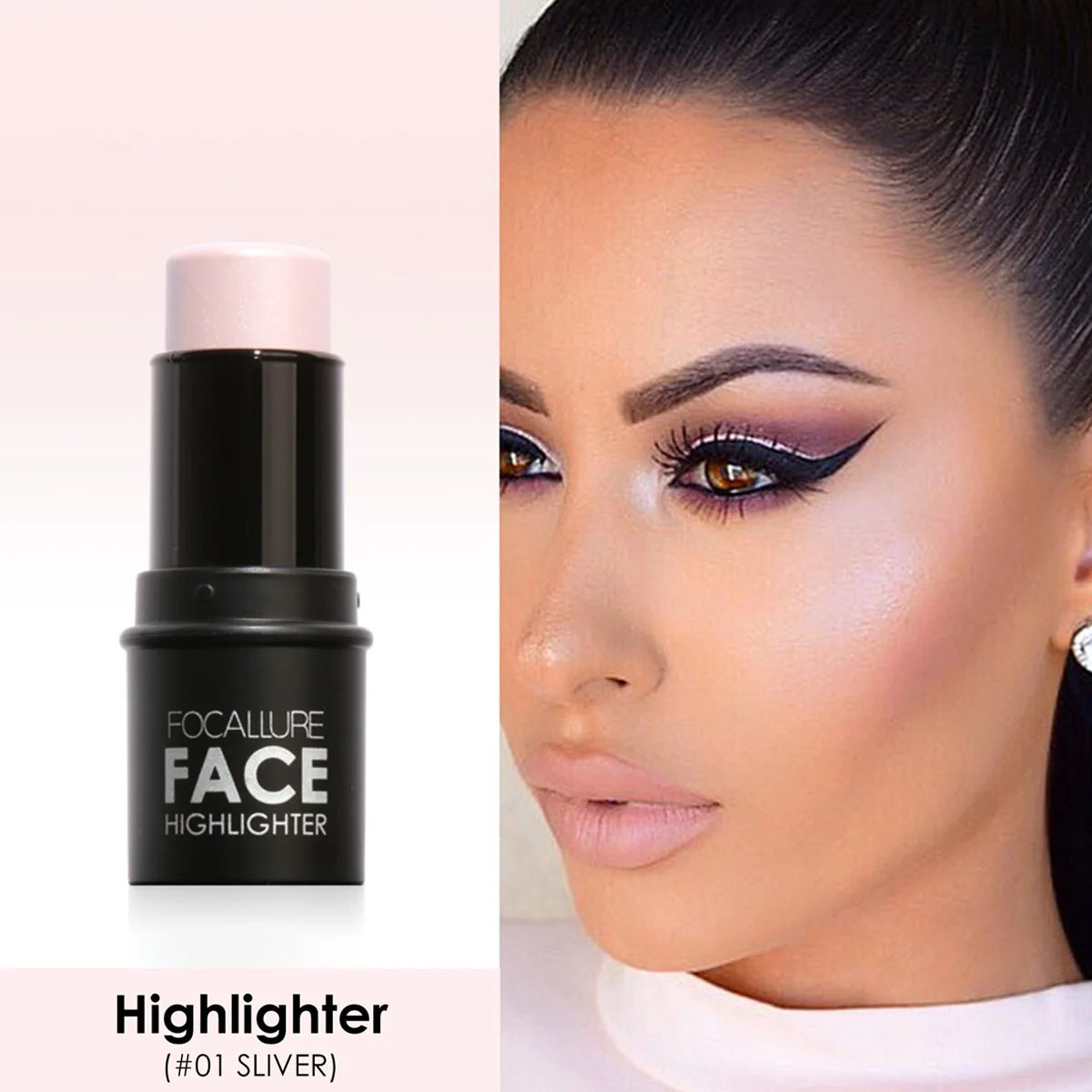 FOCALLURE Bronzer & Highlighter Stick – Waterproof Contour Corrector Illuminator Cream for Face & Body Makeup - Lylamor.com