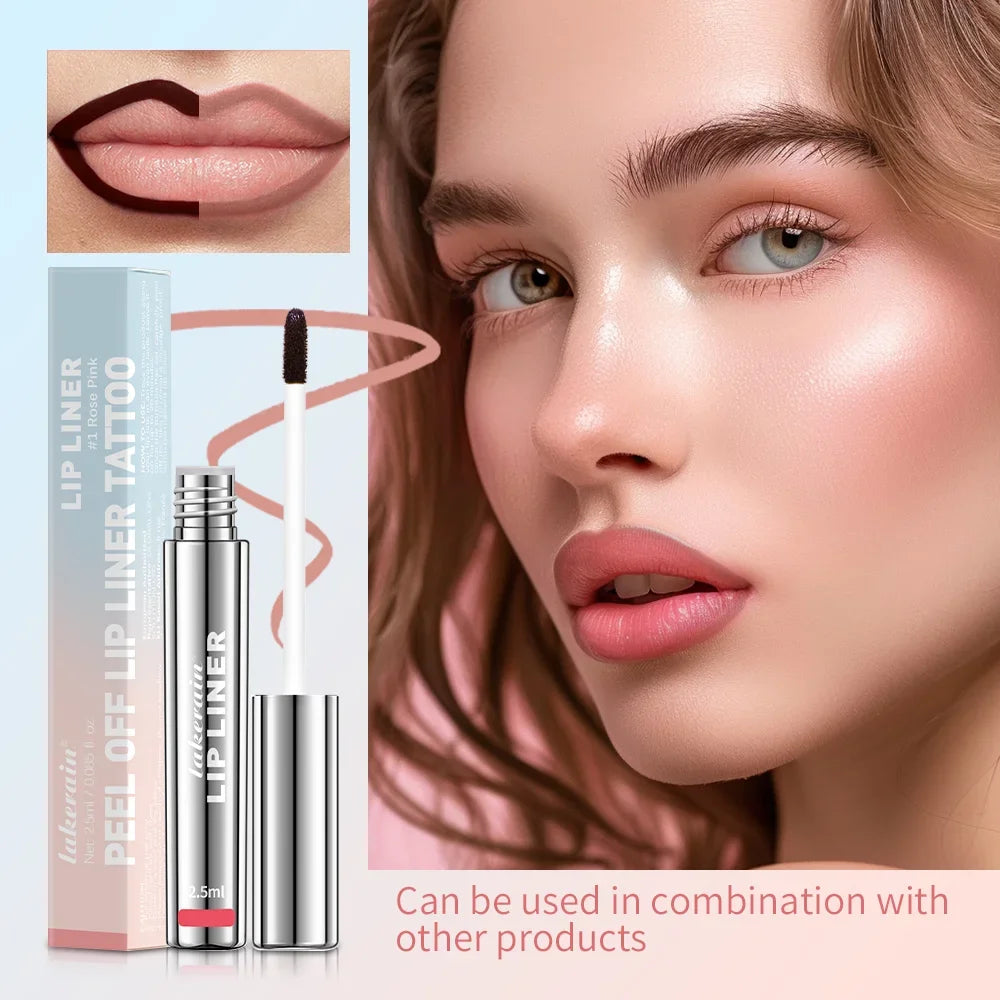 Waterproof Peel-Off Lip Liner & Lip Gloss – Long-Lasting Lip Tint, Tear-Off Lip Stain - Lylamor.com