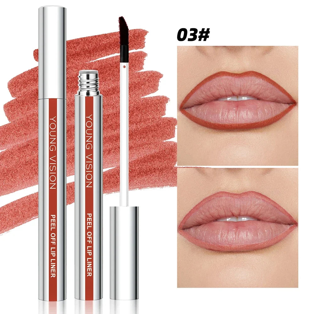 Waterproof Peel-Off Lip Liner & Lip Gloss – Long-Lasting Lip Tint, Tear-Off Lip Stain - Lylamor.com