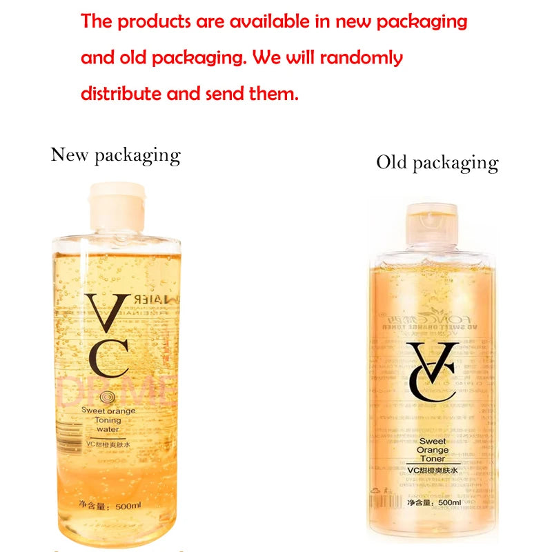 Vitamin C Toner Moisturizing and Refreshing Preventing Dry Skin Changing Hair Glossing Repairing Skin Non irritating 500ml - Lylamor.com