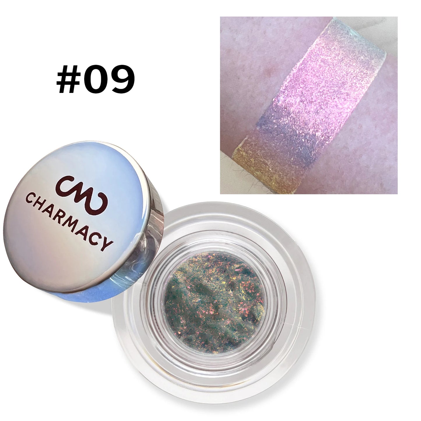 Chameleon 10-Color Eyeshadow Gel – Duochrome Glitter, Long-Lasting & High Pigment