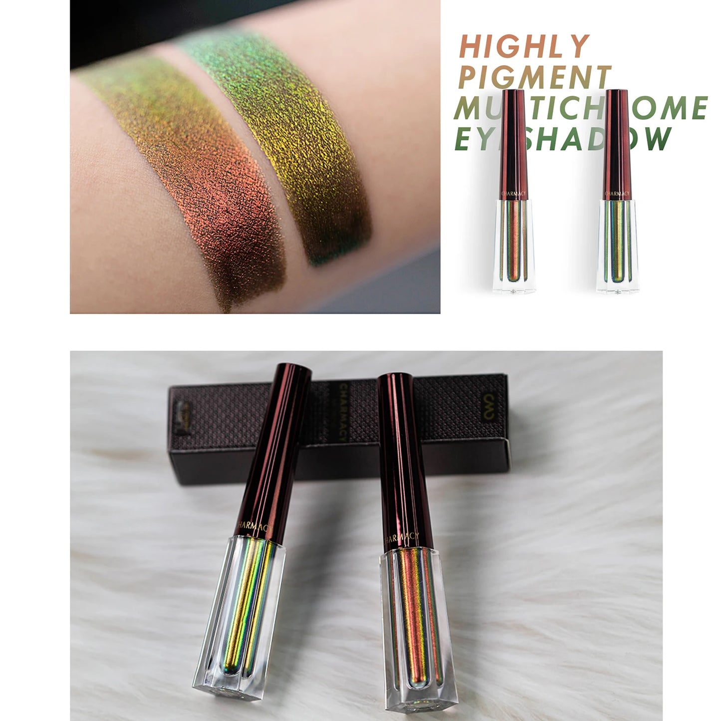 Duochrome Liquid Eyeshadow – Shiny Metallic Chameleon Effect