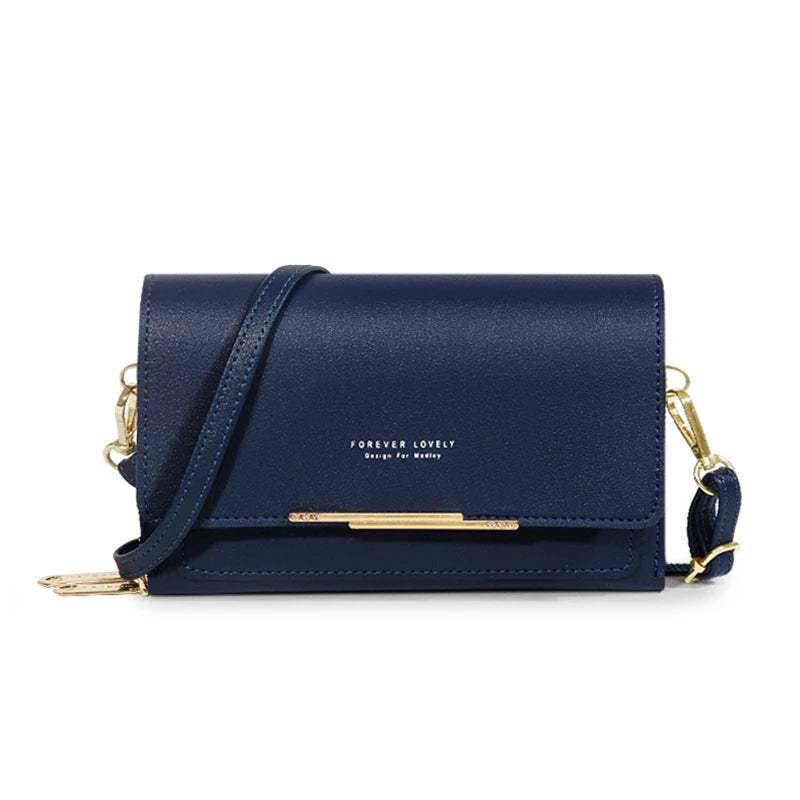 Sac portefeuille à bandoulière pour femme – Organiseur multi-cartes et bandoulière pour téléphone