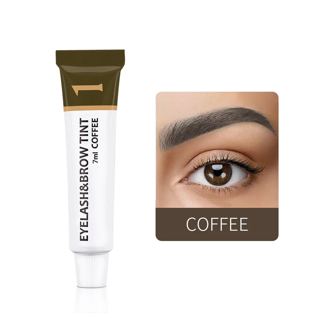 Eyelash & Eyebrow Dye Tint Kit - Professional Brow Enhancer & Lash Lift