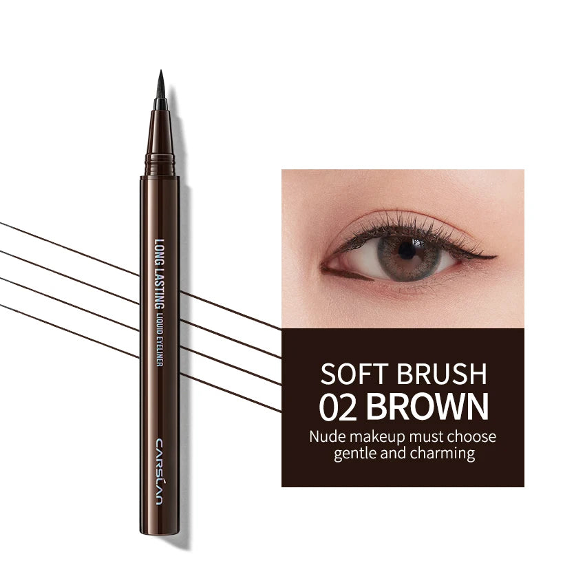 CARSLAN Liquid Eyeliner Pen – Waterproof, Quick-Dry & Smudgeproof Long-Lasting Eye Makeup - Lylamor.com