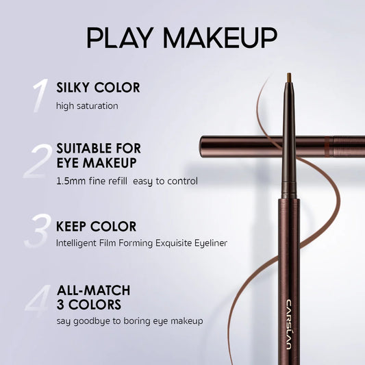 CARSLAN Big Eyes Colored Eyeliner Pencil – Waterproof, Smudgeproof & Long-Lasting - Lylamor.com
