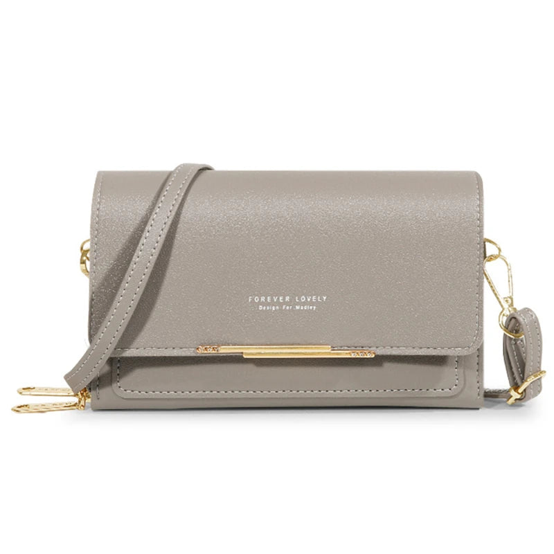 Sac portefeuille à bandoulière pour femme – Organiseur multi-cartes et bandoulière pour téléphone