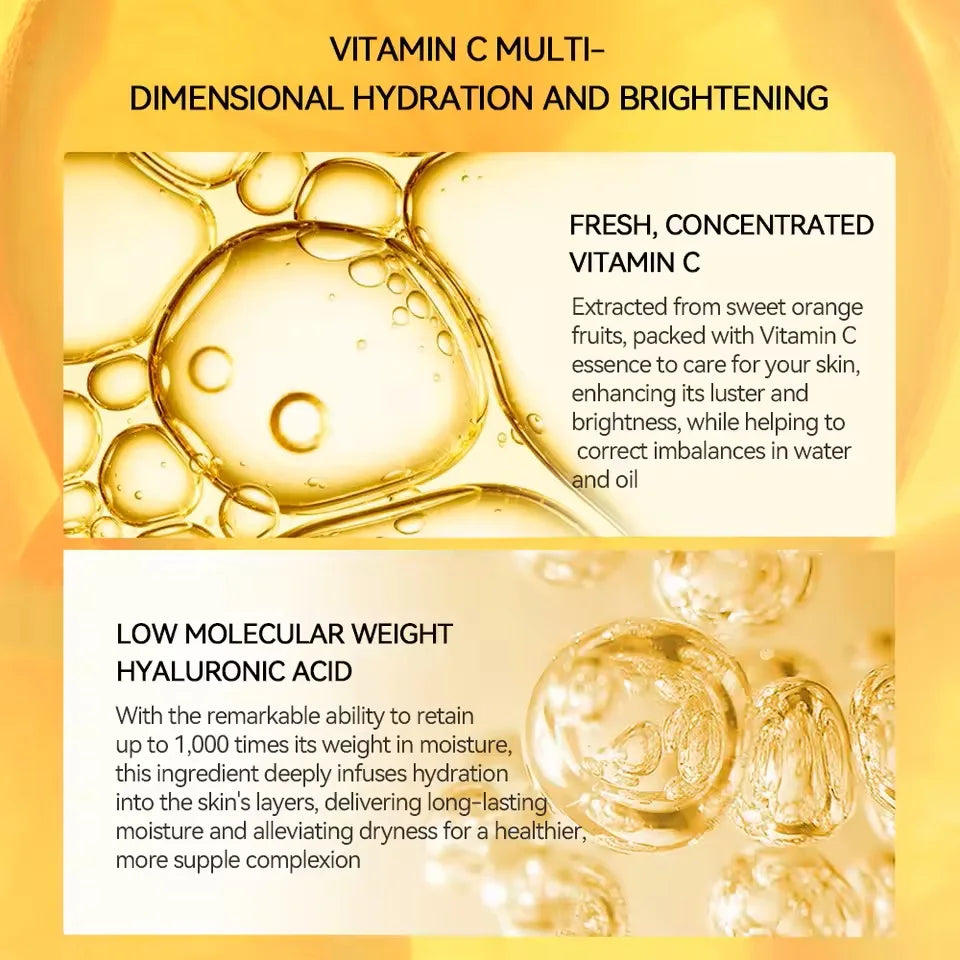 Vitamin C Toner Moisturizing and Refreshing Preventing Dry Skin Changing Hair Glossing Repairing Skin Non irritating 500ml - Lylamor.com
