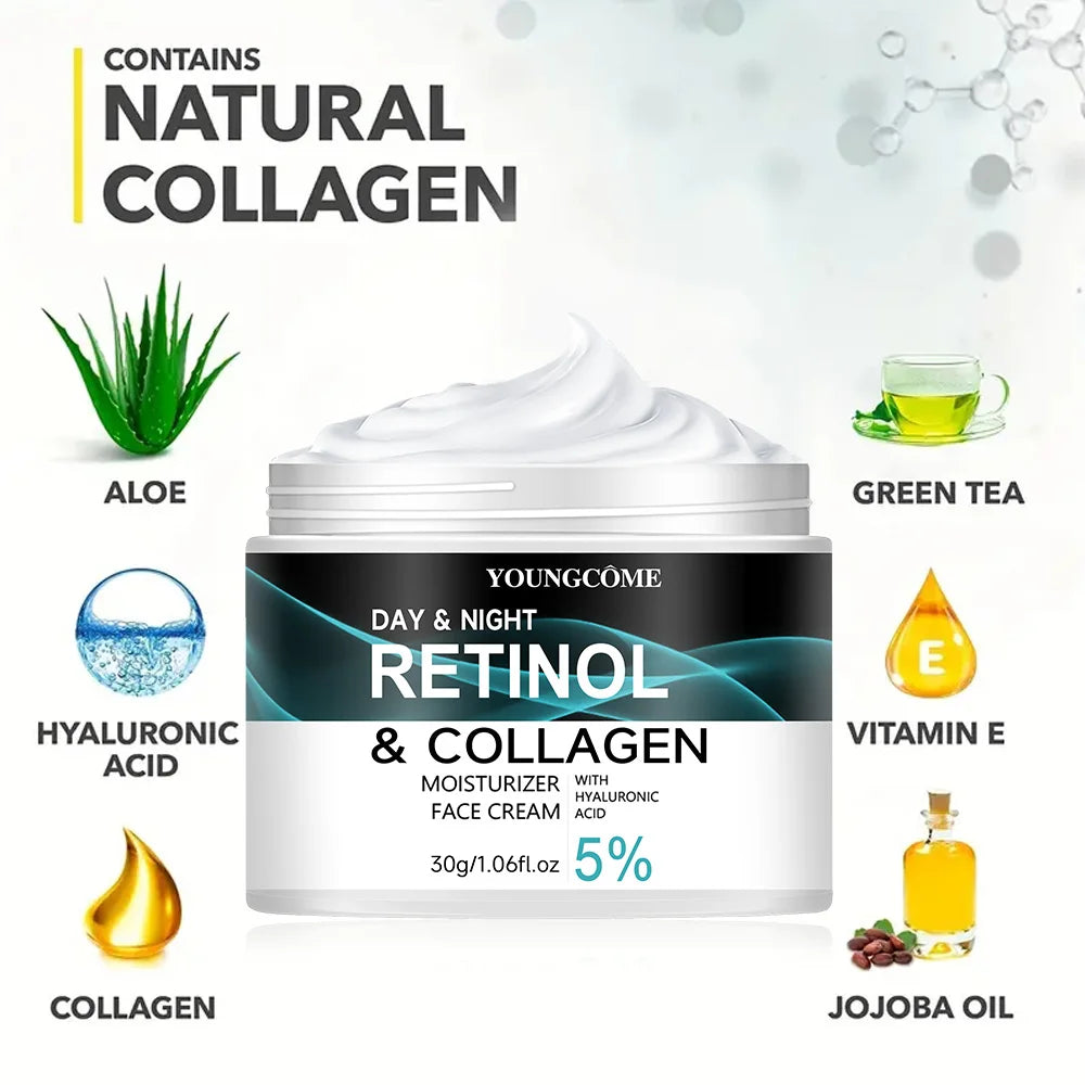YOUNGCOME Retinol Cream - Improves Skin Elasticity, Texture & Moisture Lock