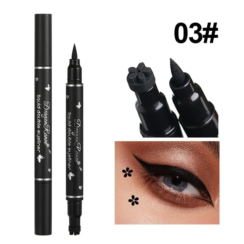 Eyeliner Dragon Ranee Double Head Star Seal - Waterproof et anti-bavures