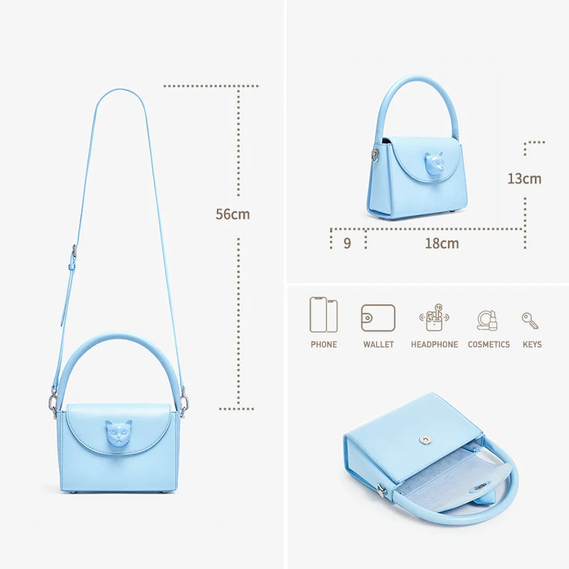 BAFELLI Women’s Genuine Leather Crossbody Bag – Luxury Small Designer Handbag - Lylamor.com