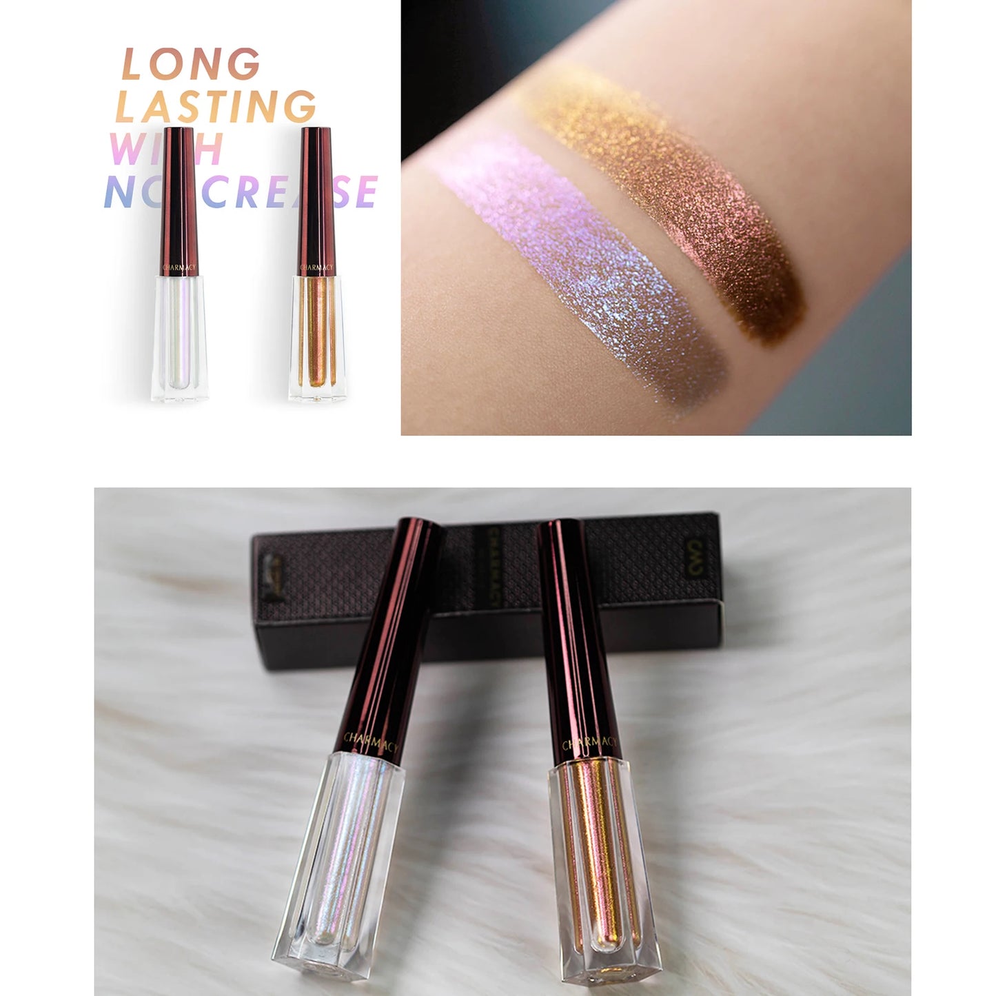 Duochrome Liquid Eyeshadow – Shiny Metallic Chameleon Effect