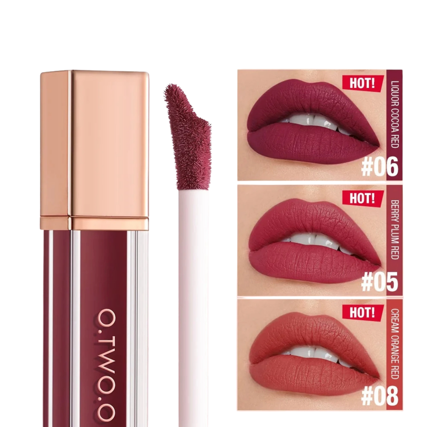 Liquid Matte Lipstick – 12 Colors Waterproof Long-Lasting Lip Glaze