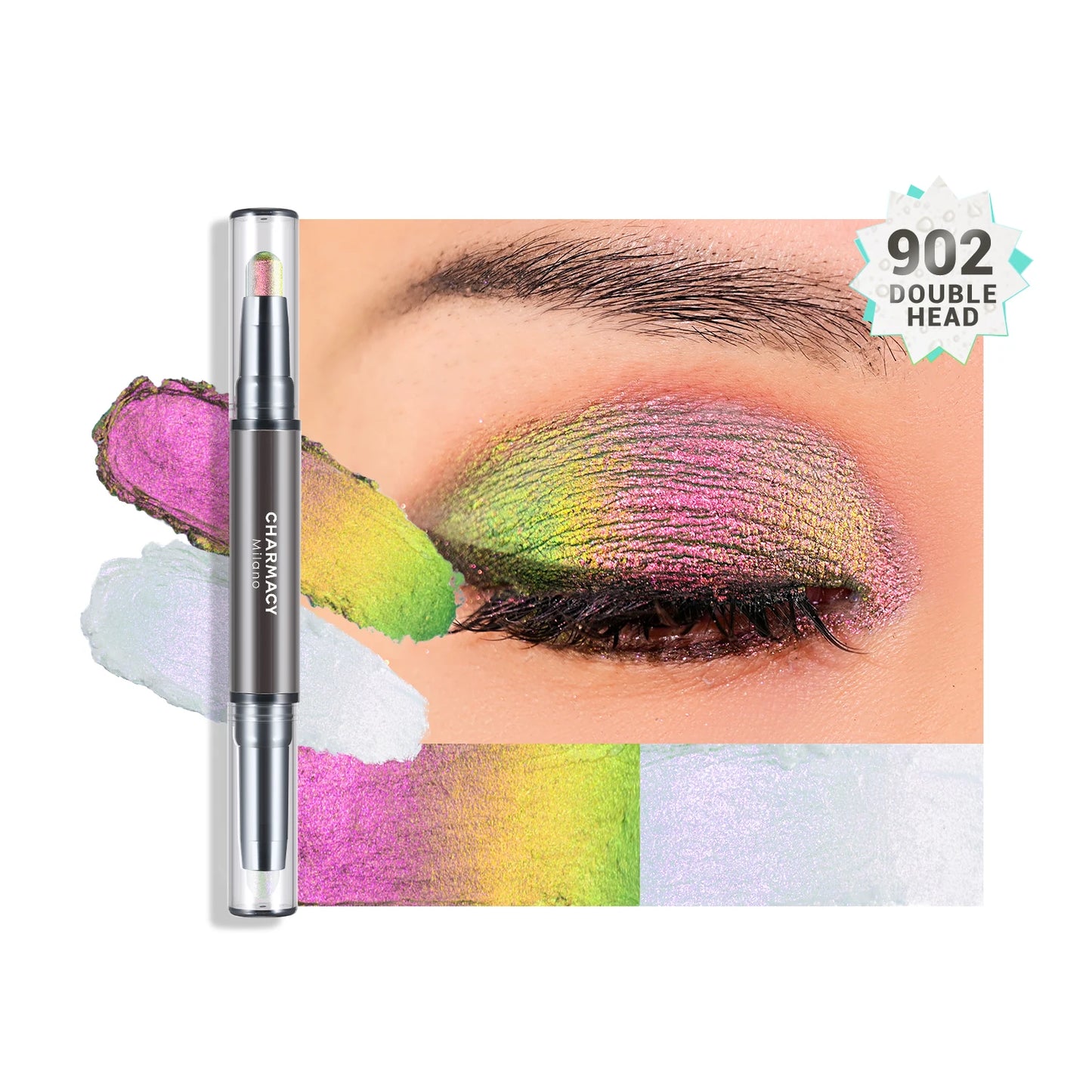 2-In-1 Duochrome Eyeshadow Pen – Glitter & Highlighter Stick